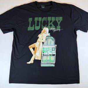 Megan Moroney “Lucky” Tour T-Shirt Men’s XXL Black Concert Merch Tour Dates Back